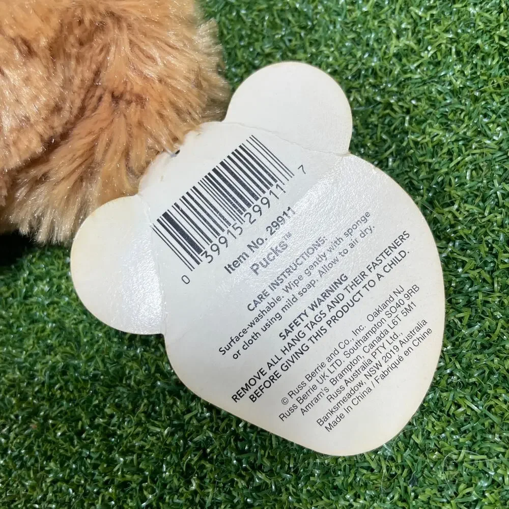 Russ Teddy at Play Pucks Sports Bear Stuffed Toy